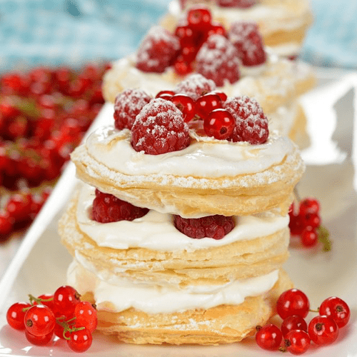 Millefeuille framboise